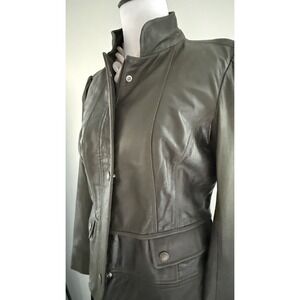DKNY faux Leather Jacket